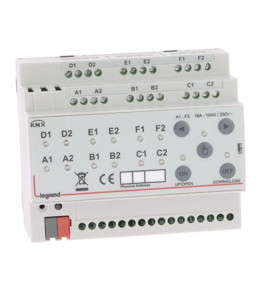 KNX VALDIKLIS DAUGIAI PROGRAMŲ DIN 12 IŠĖJIMAI