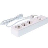 3 krypčių „WiFi“ maitinimo juosta 16A su 4 prievadų USB