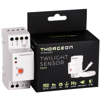 Prieblandos jutiklis 300W Maks. perjungimo galia 1200W IP65 DIN THORGEON