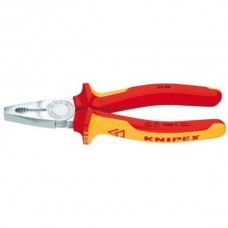 KNIPEX 03 06 160 izoliuotos kombinuotos replės, 160 mm