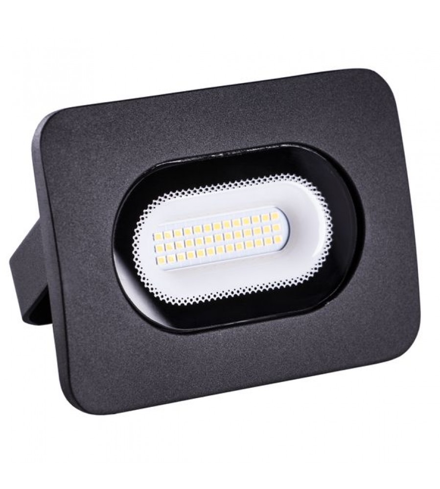LED prožektorius 20W 4000K 2000Lm IP65 be mirgėjimo RAL9005 THORGEON