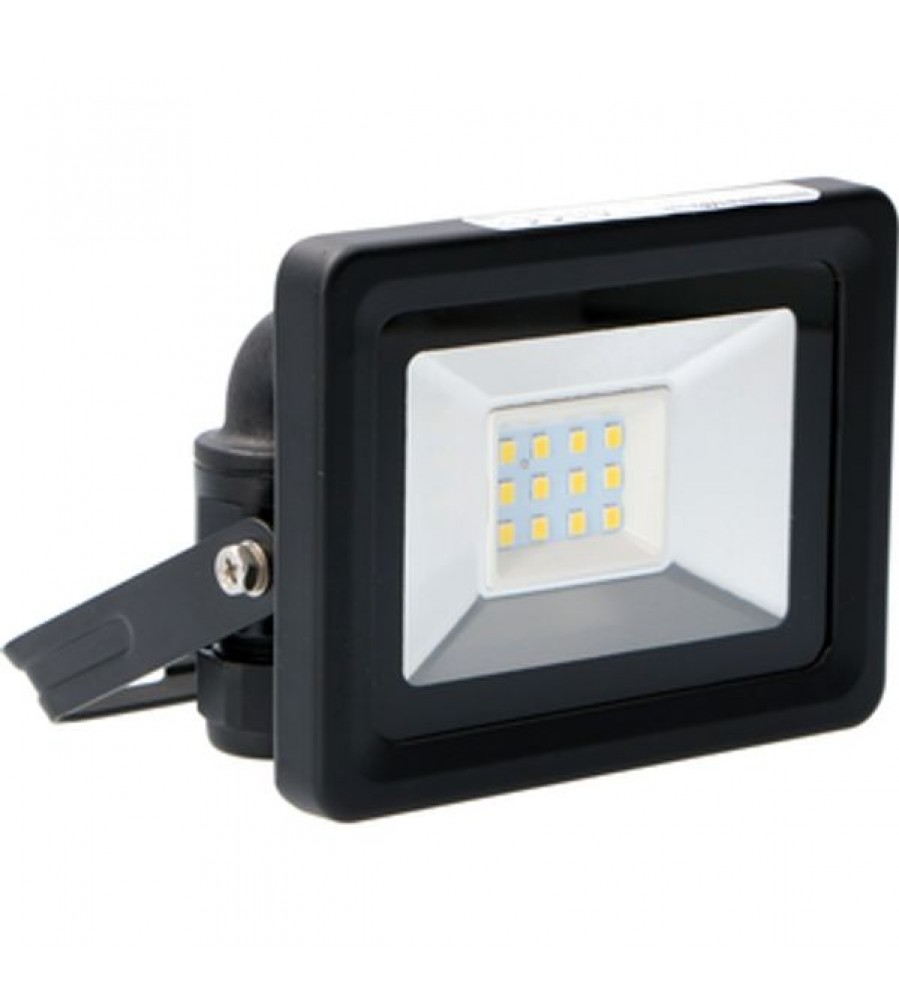 Prožektorius – 10W 900lm 4000K IP65 – juodas