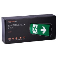 Avarinis LED 3H 5W 6000K 50Lm 30m IP65 IK08 juodas THORGEON