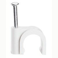 Kabelio segtukas Fixfor - betoninėms medžiagoms - kabeliui 10 mm² - baltas