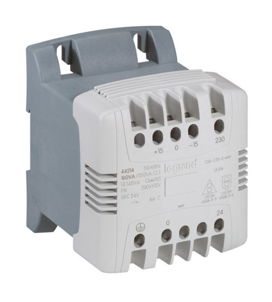 Valdymo ir signalizacijos transformacija - 1 Ph - prim 230 V / sek 24 V - 40 VA - varžtas