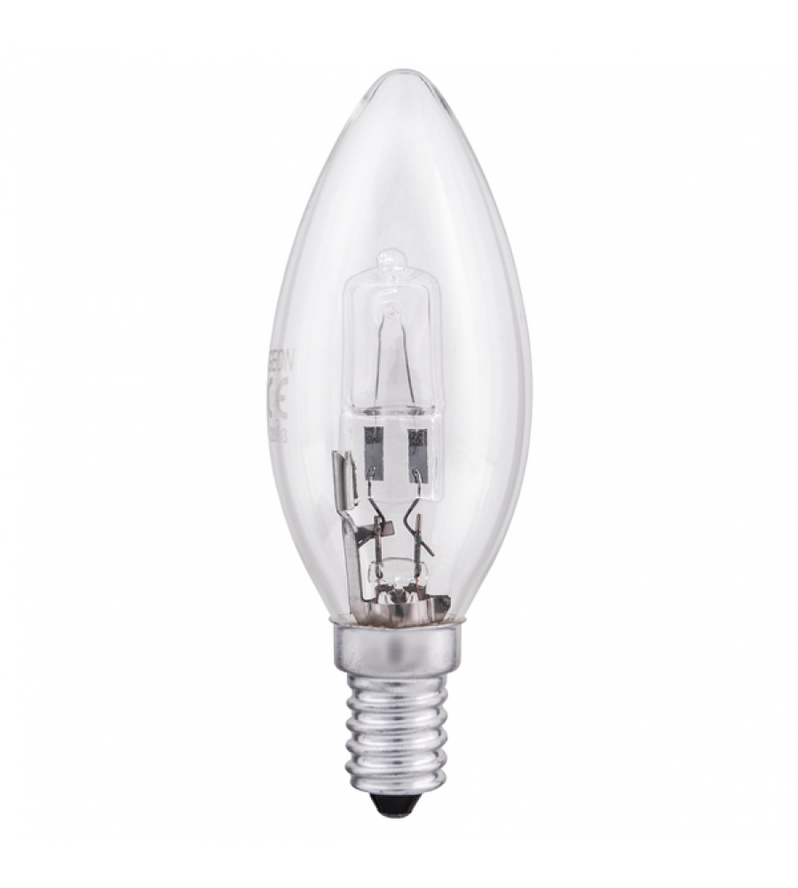 Halogeninė lempa 18W E14 B35 240V Skaidrus THORGEON