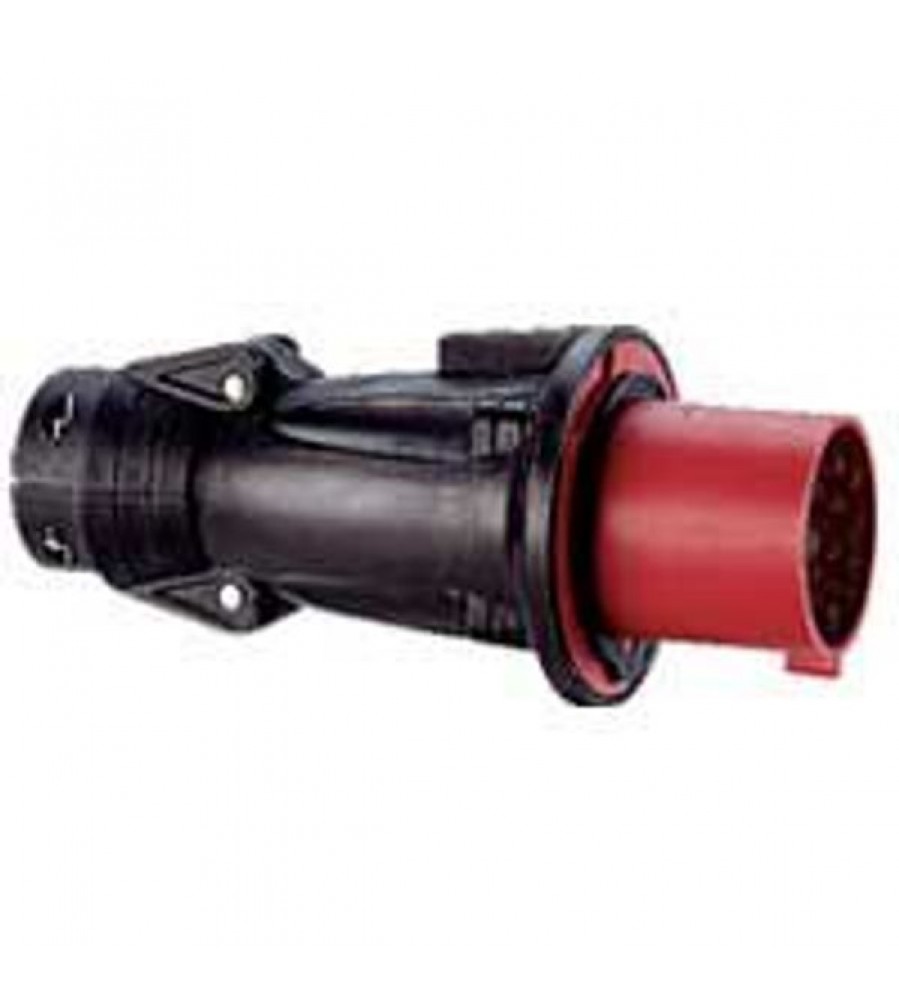 „Hypra“ tiesus kištukas – IP44 – 16 A – 380/415 V~ – 3P+E – guma