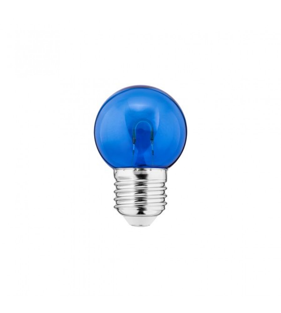 LED spalvota lemputė 1W G45 240V 10Lm PC mėlyna skaidrus FILAMENT U THORGEON LED spalvota lemputė 1W G45 240V 10Lm PC mėlyna skaidrus FILAMENT U THORGEON