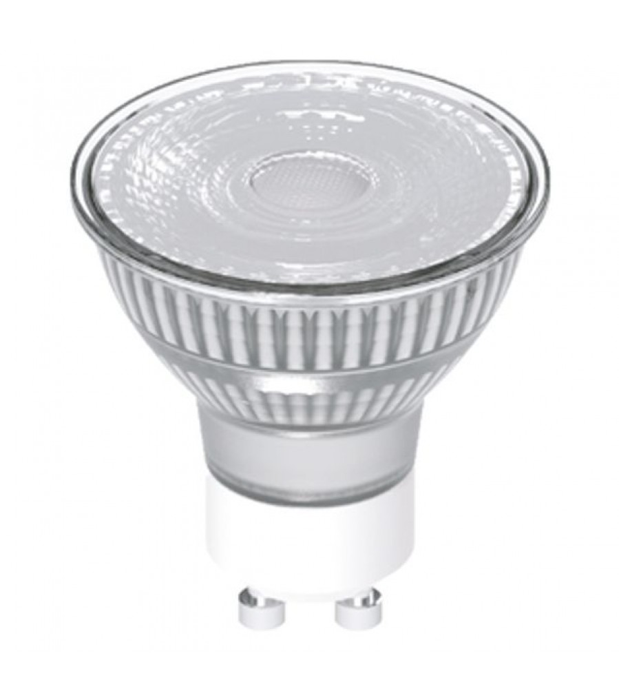 LED SMD lemputė – taškinė MR16 GU10 4W 345lm 2700K Skaidri 36°