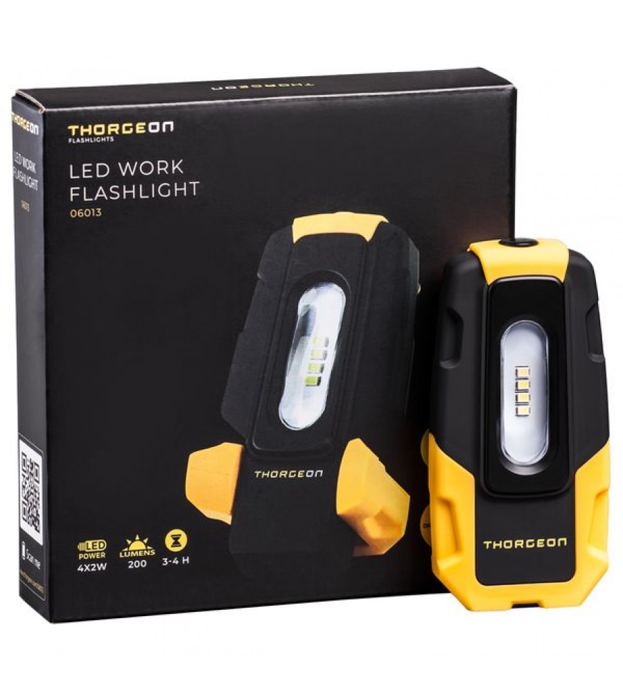 LED žibintuvėlis 4x2W 200Lm IP20 THORGEON