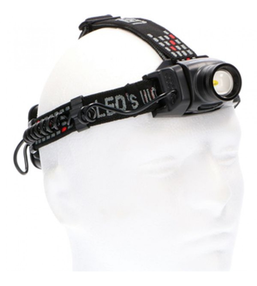 Priekinis žibintas - 6W 400Lm IP44 3xAA - CREE Zoom