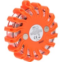 Apsauginė lemputė – 2W IP67 CR123 – raudona