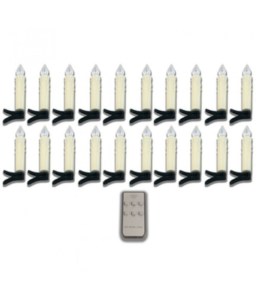 Žvakių lemputės - 2400K IP20 3x AAA - X-Mas - 20 vnt.