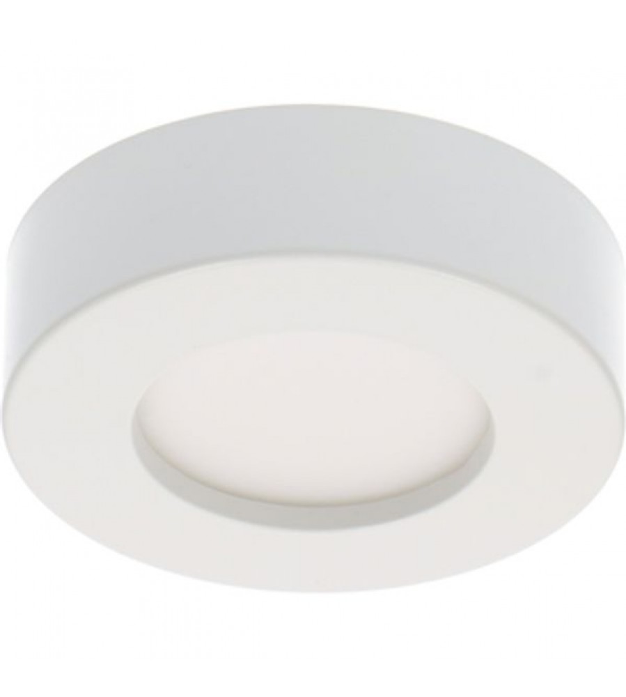Žemutinis apšvietimas – 6W 500lm CCT Ø100mm – 115x115mm – Pritemdomas – Opalas