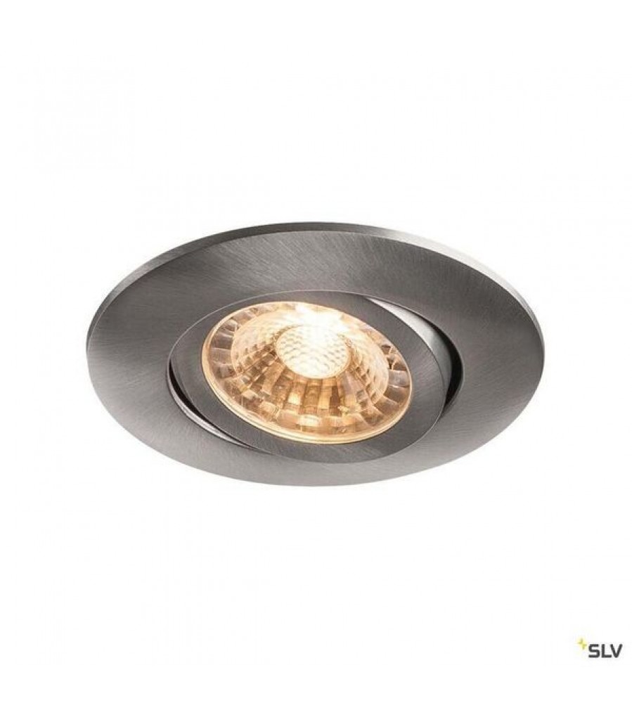 EASY INSTALL LED, DL, viduje įleidžiamas lubų šviestuvas, 2700K, šlifuotas aliuminis