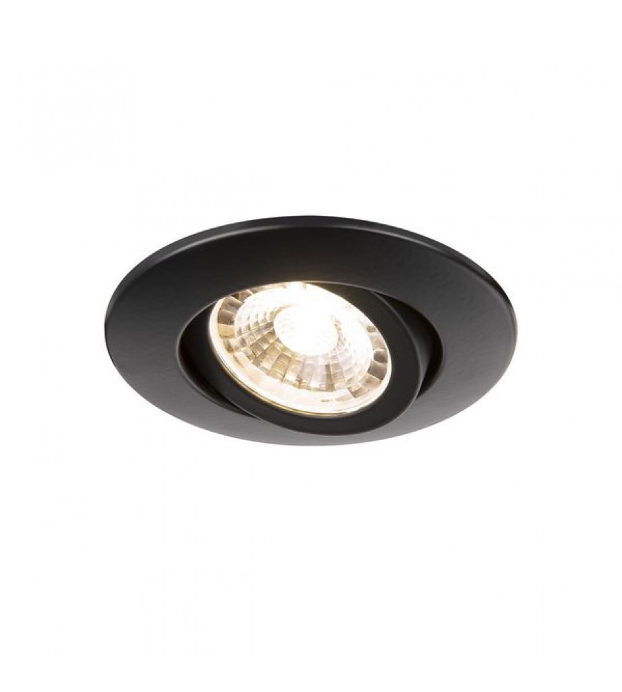 EASY INSTALL SLIM LED, DL, viduje įleidžiamas lubų šviestuvas, 4000K, juodas