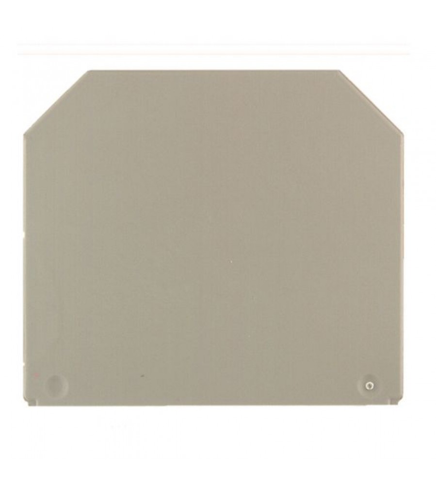 Galinė ir pertvaros plokštė gnybtams, Galinė plokštė, 56 mm x 1,5 mm, tamsi Galinė ir pertvaros plokštė gnybtams, Galinė plokštė, 56 mm x 1,5 mm, tamsi