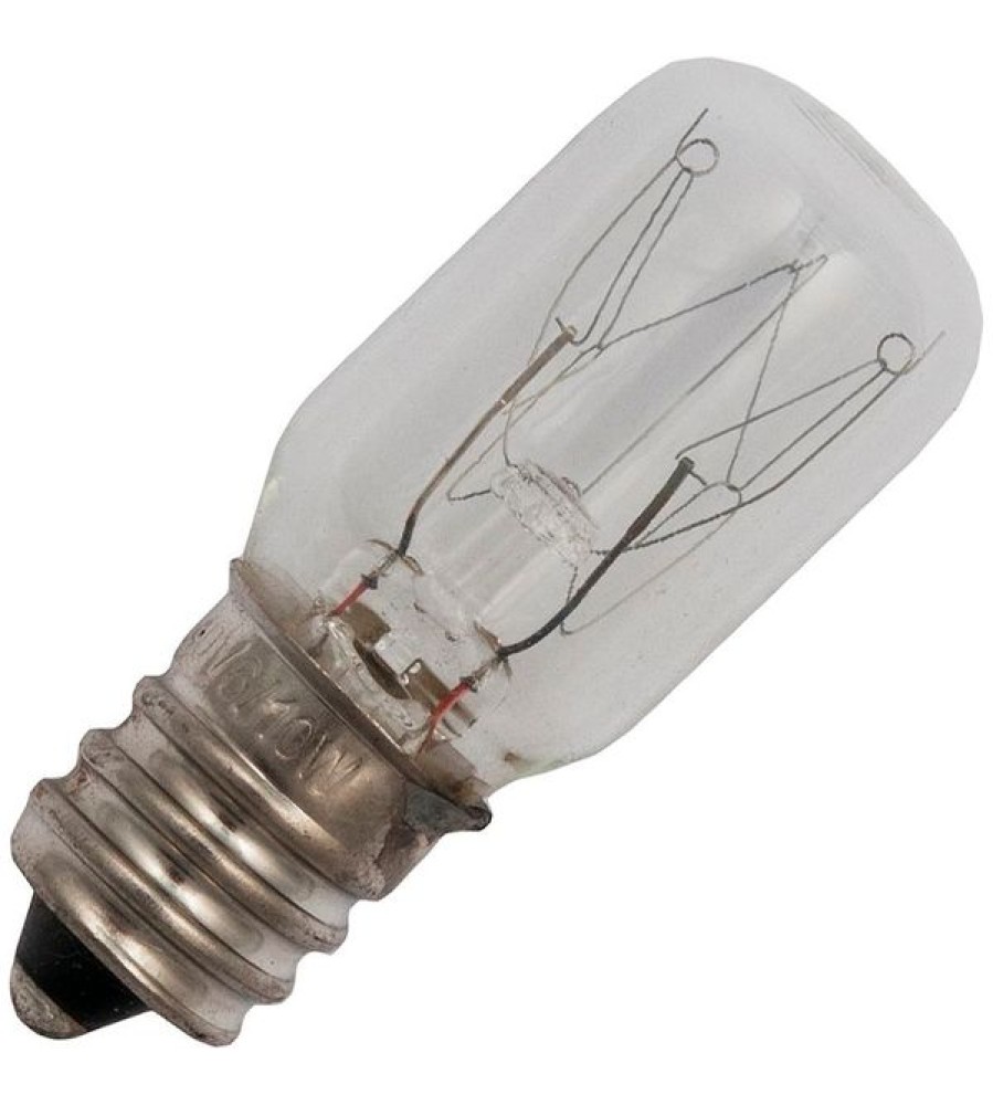 E12 T16x45 220-260V 23-45mA 40-60Lm 6-10W CC-5A 2Kh Skaidrus