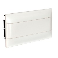 LEGRAND 1X18M SKALTINĖ SPINTELĖ DŪMINTOS DURYS E + N Gnybtų blokas, skirtas mūrinei sienai