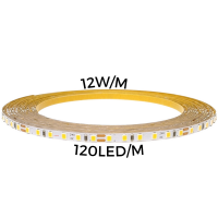 LED juostelė 12W/m 120led/m 24V IP67 4000K 1383lm/m 60'000h CRI>90 (5m) THORGEON