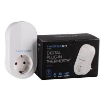 Skaitmeninis Wi-Fi Plug-In Termostatas Baltas THORGEON