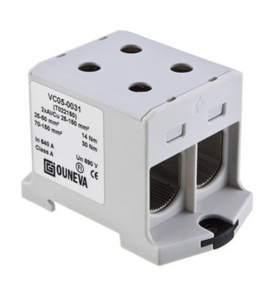 Gnybtai 2*Al/Cu 25-150mm TEKAMAT pilka Ouneva
