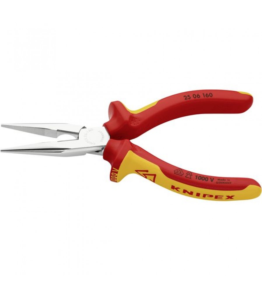 KNIPEX 26 26 200 izoliuotos ilganosės replės, lenktos 40°, 200 mm