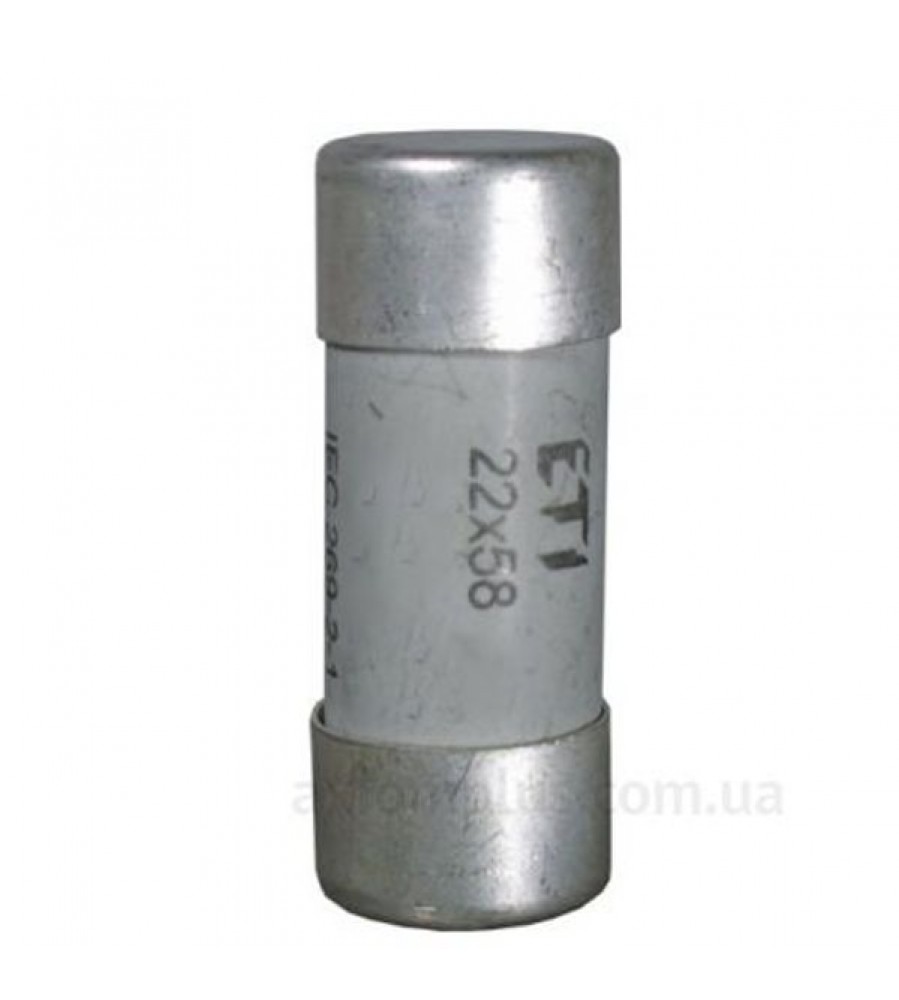 Cilindrinis saugiklis CH22, 22 × 58 mm, 25 A