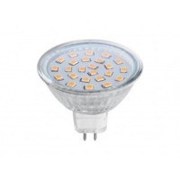 LED lemputė MR16 1.5W 220V GX5.3 geltona