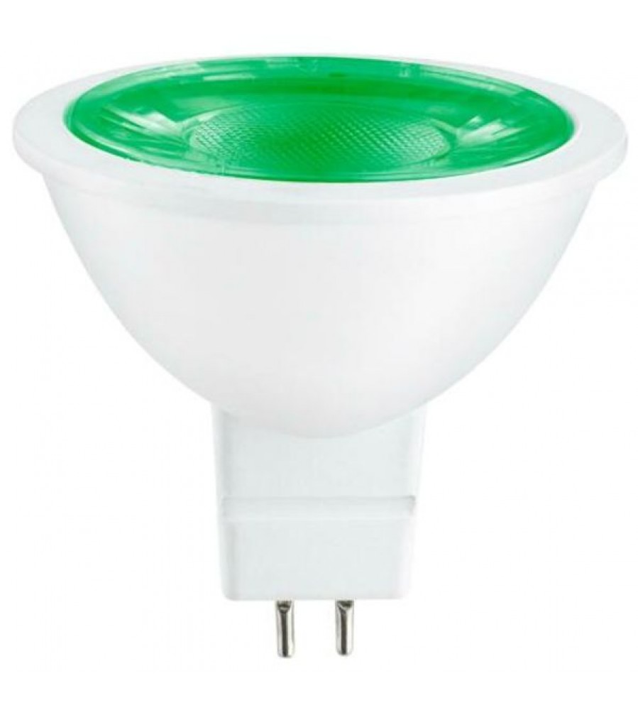 LED lemputė MR16 1W 12V GX5.3 žalia