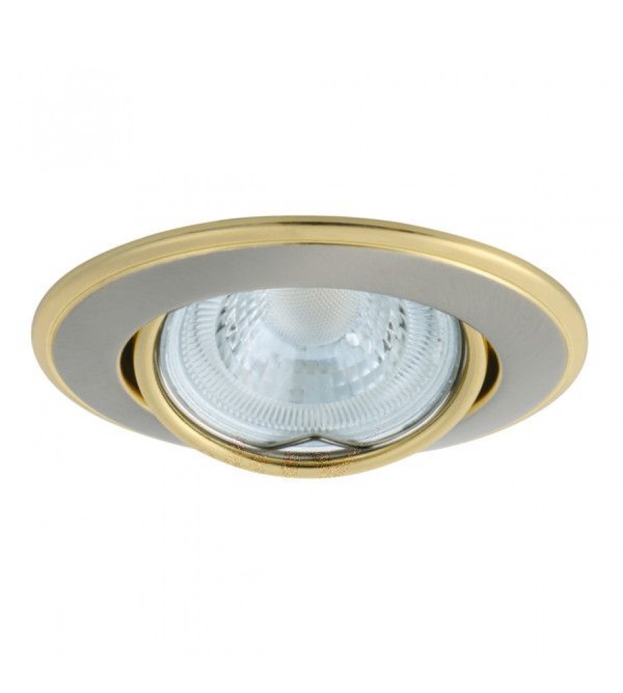 Šviestuvas MR16 CTC 3115 PS/G 12V 50W sidabras/zelt