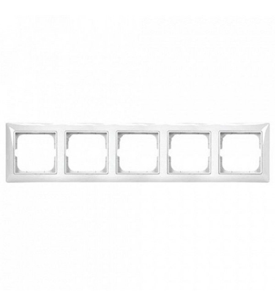 2515-94-507 Viršelio rėmas 5gang(s) Alpine white – Basic55