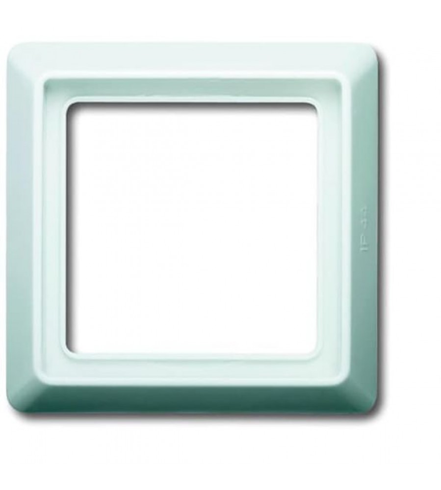 2101-34 dangtelio rėmas 1gang (s) Alpine white – Allwetter 44 (IP 44)