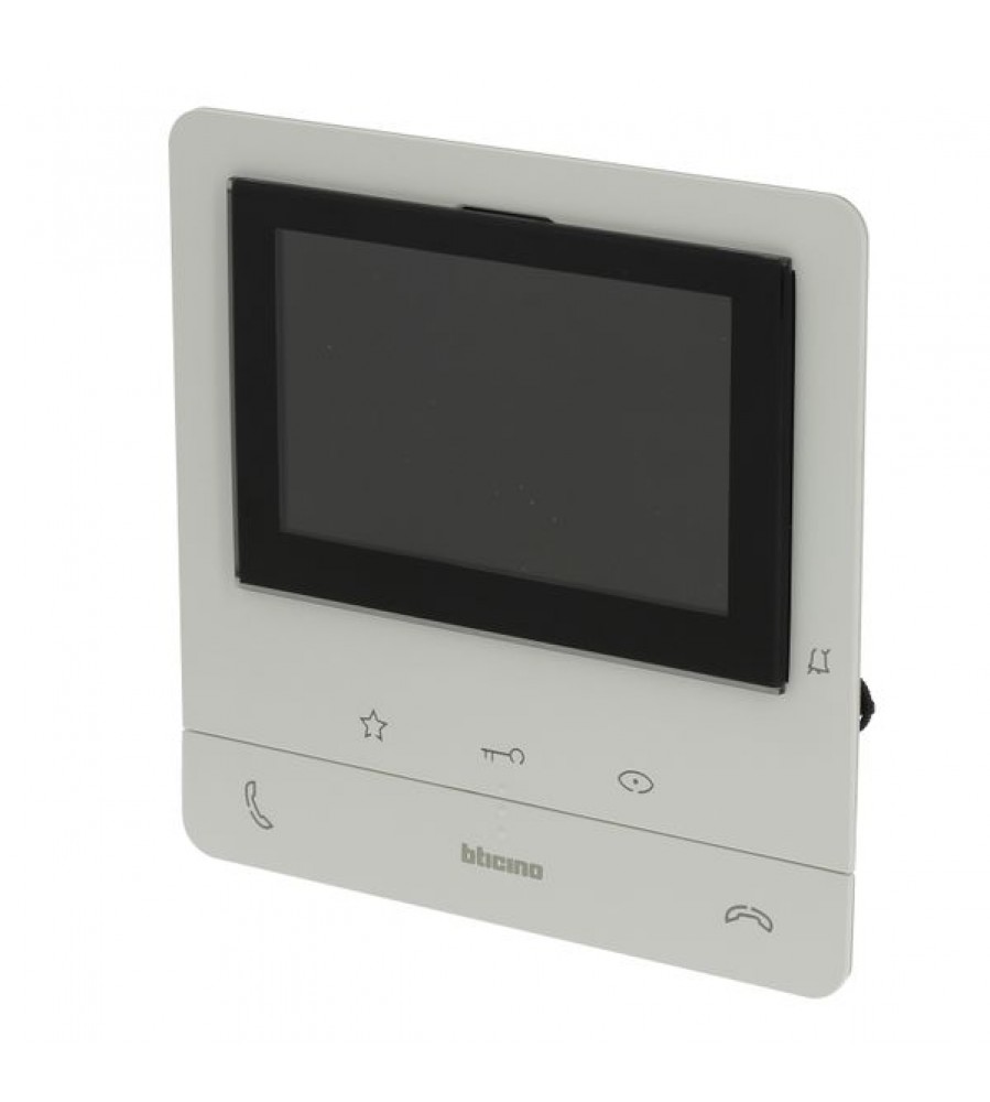 BTicino CLASSE 100V16B vaizdo telefonspynės monitorius, 5″, baltas