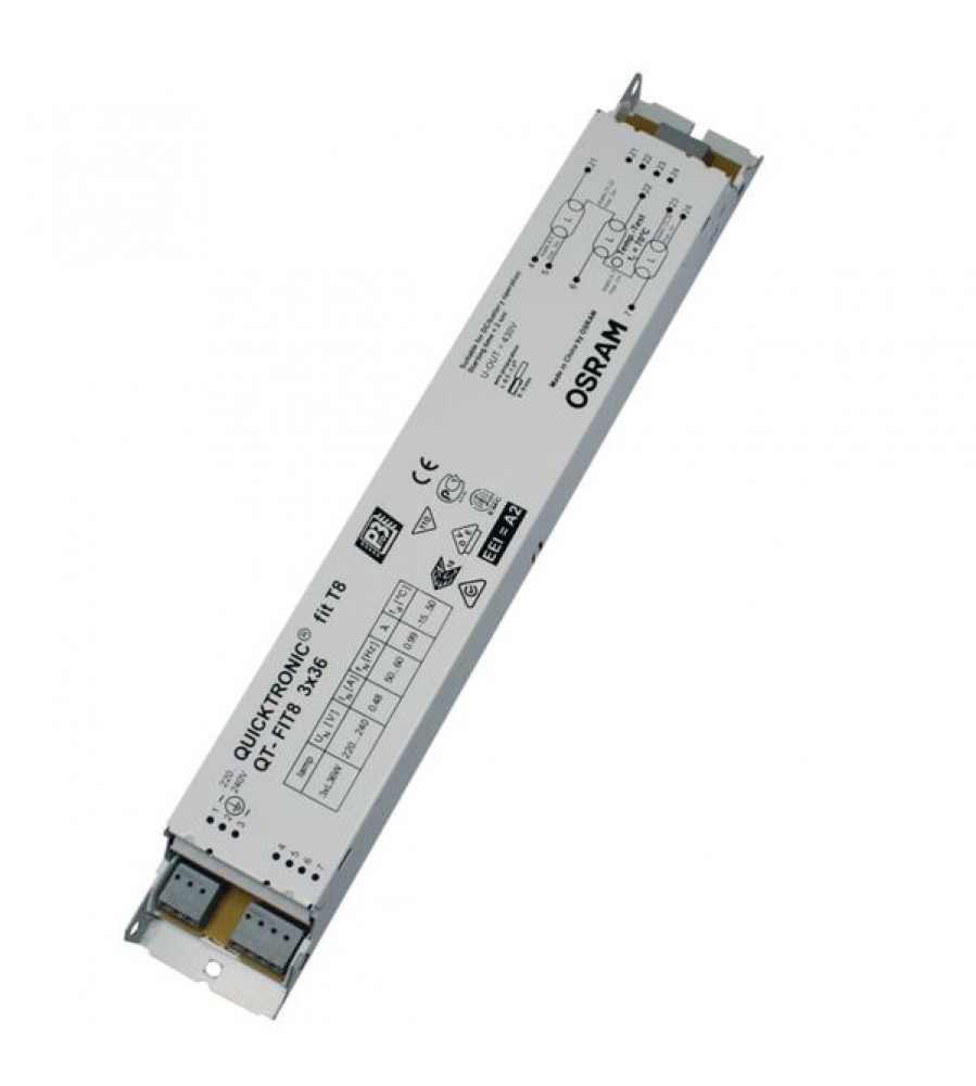 OSRAM Quicktronic QT-FIT8 3x36 Elektroninis Balastas (Droselis)