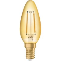 LED lemputė E14 1,4 W B35 2500K Gold Ledvance