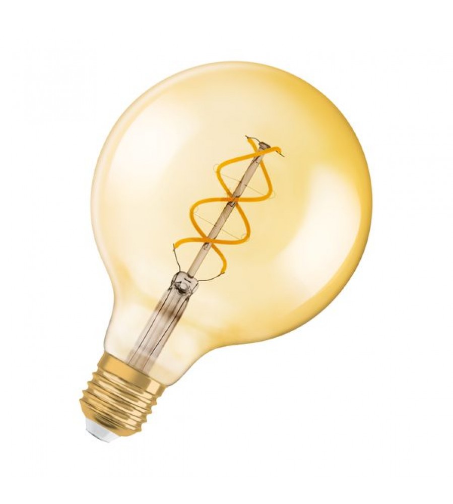 Vintage 1906 LED CLASSIC šviestuvas, šviestuvas šviestuvui, 4W 820, auksinė, E27
