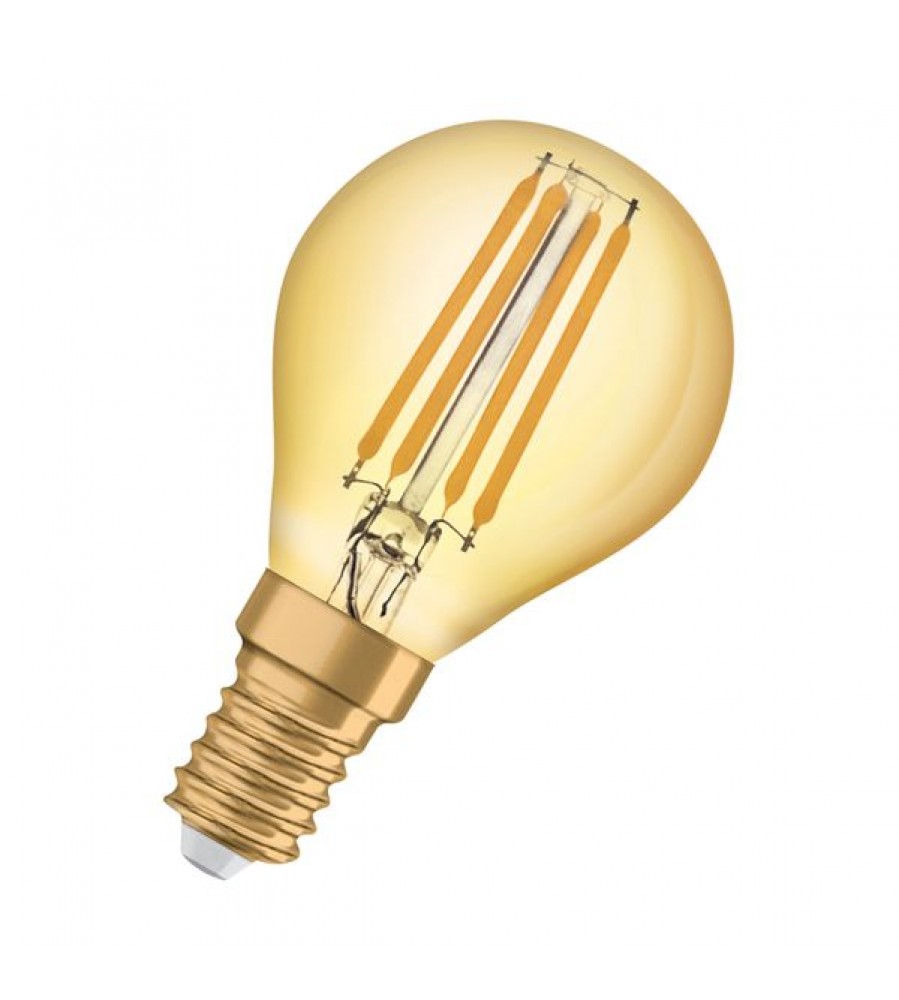 Vintage 1906® LED CLASSIC P 4W 824 auksinė E14 lemputė
