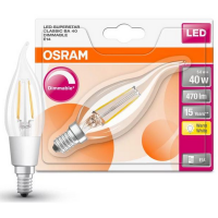 LED Retrofit CLASSIC BA DIM 40 5 W/2700K E14 lizdinė plokštelė