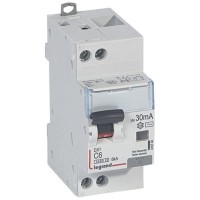 Diferencialinis grandinės pertraukiklis DX³4500 aukšto įėjimo ir žemo išėjimo varžtas U+N 230V~ - 6A tipasAC 30mA - kreivė C - 2 moduliai