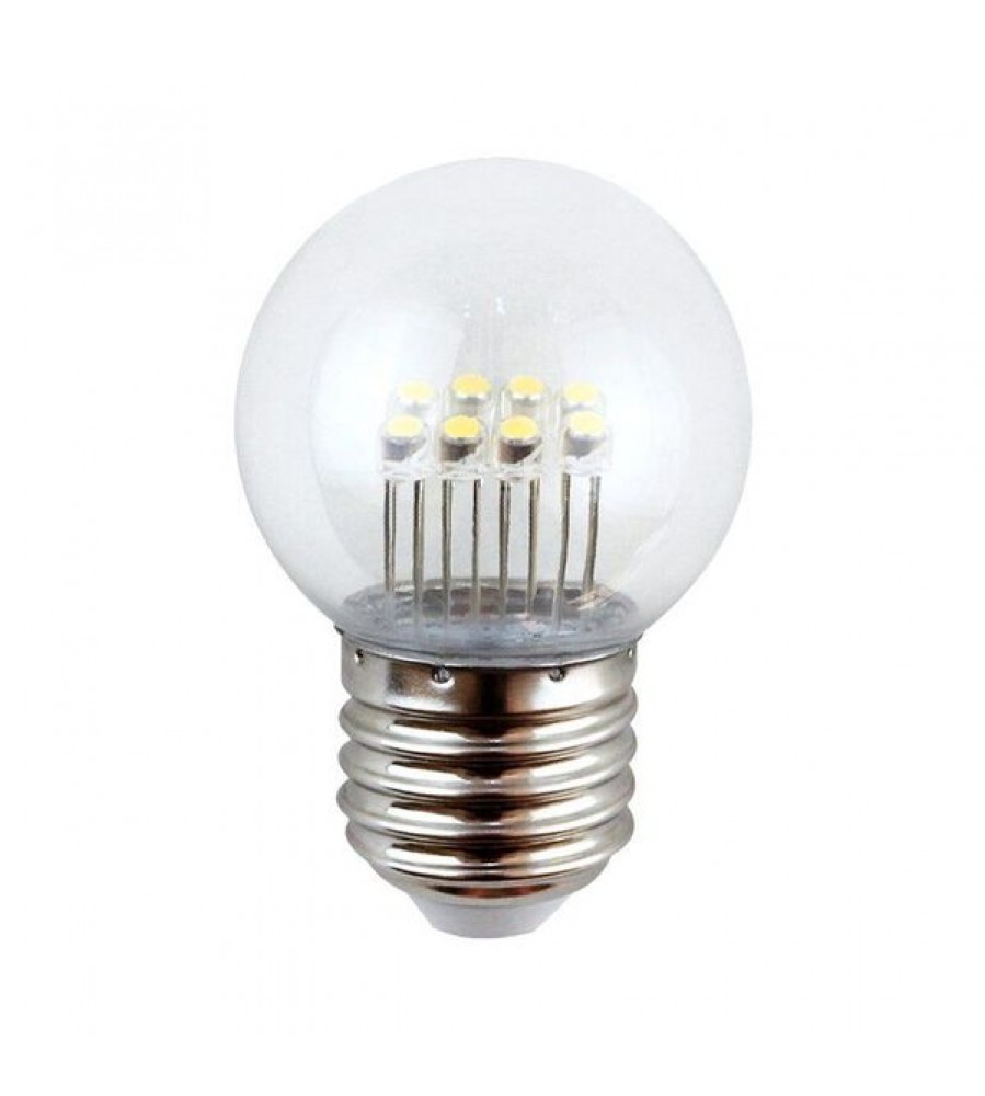 Lemputė LED V8 1W 2200K 55lm E27 LedMaxx