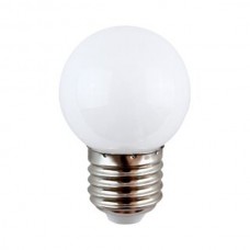 LED lemputė E27 0.8W P45 220V 6500K