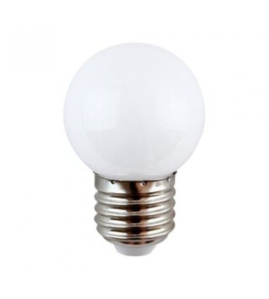 LED lemputė E27 0.8W P45 220V 6500K