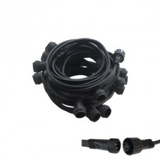 LEDmaxx ILLU-31 lempučių girliandos kabelis, 30 m, 60 × E27