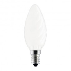 Kaitrinė lemputė E14 60W B35 220V Twisted FR.