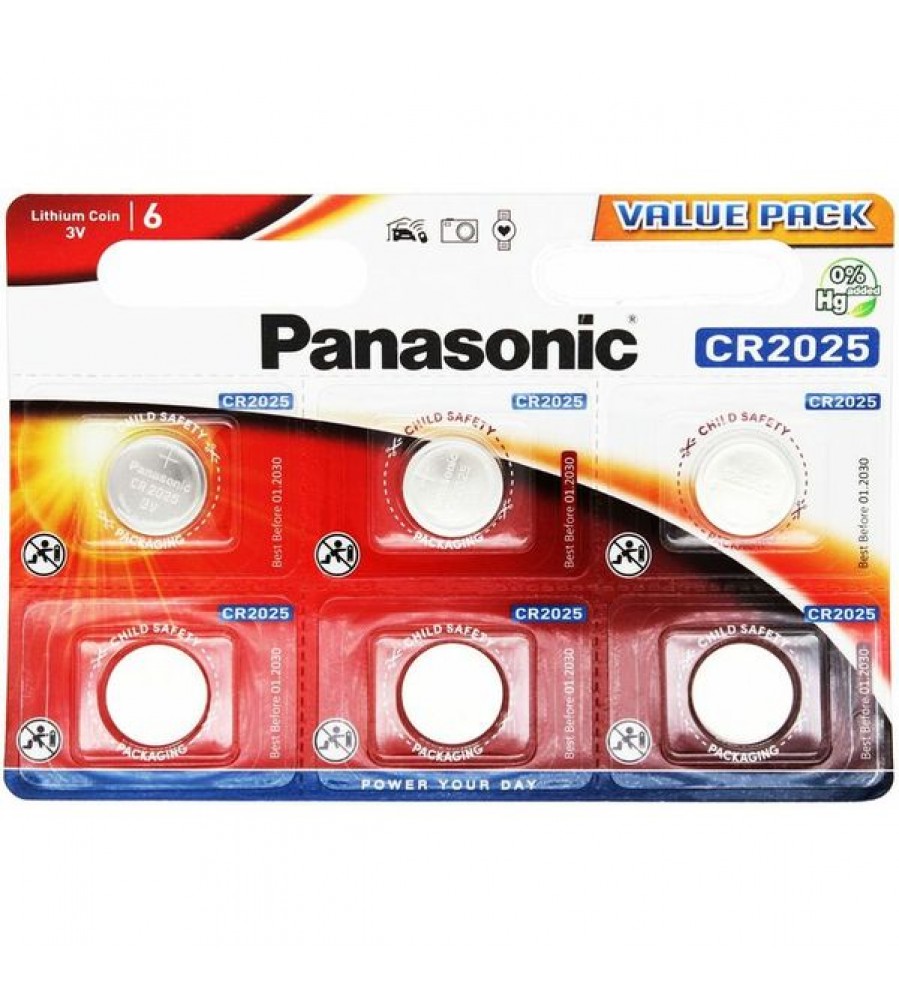 PANASONIC ličio CR2025 BL6