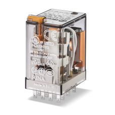 Bendrosios paskirties rel. 4CO 7A/24VAC/Fire/Test Button/Mech.ind. (55.34.8.024.0040)