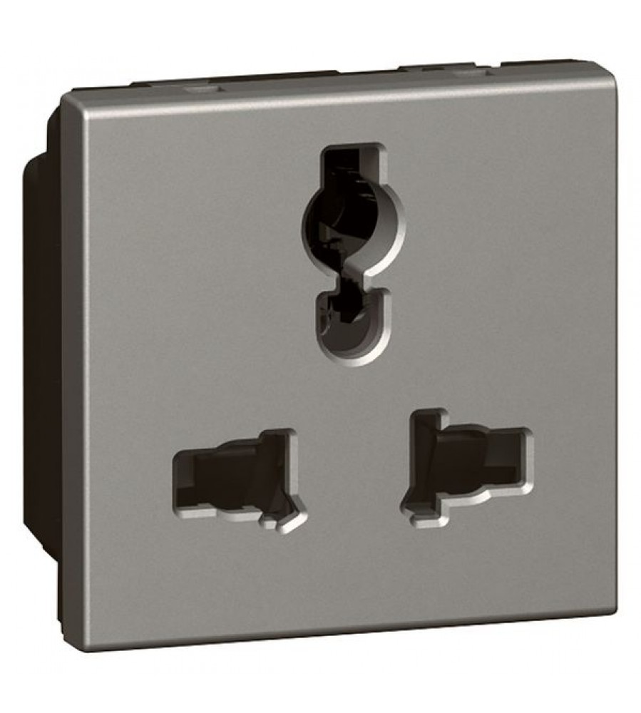 Lizdas Multistandard 2 Module, Magnisium, Legrand - Arteor