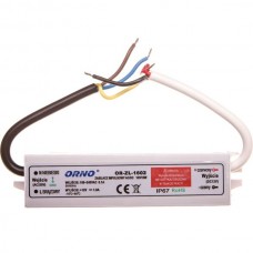 ORNO OR-ZL-1602 LED maitinimo šaltinis, 12 V DC, 12 W, IP67