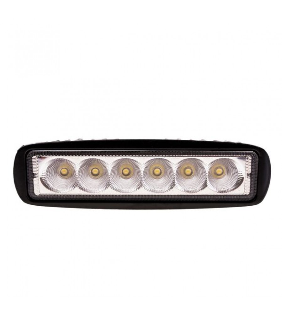Automobilių šviestuvo reflektorius 6*3W 9V-80V 6000K IP68 1180 BW